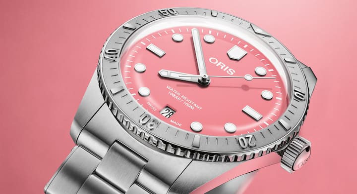 Oris Divers Sixty Five Cotton Candy 2350 Franken