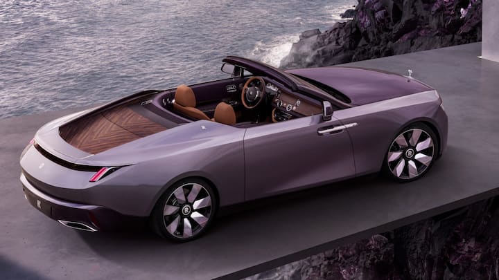 Wurde nach Gstaad geliefert: Der «Amethyst Droptail» von Rolls-Royce.