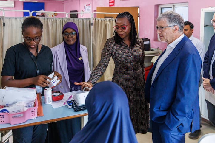 Bill Gates im Rahmen der Bill & Melinda Gates Foundation.