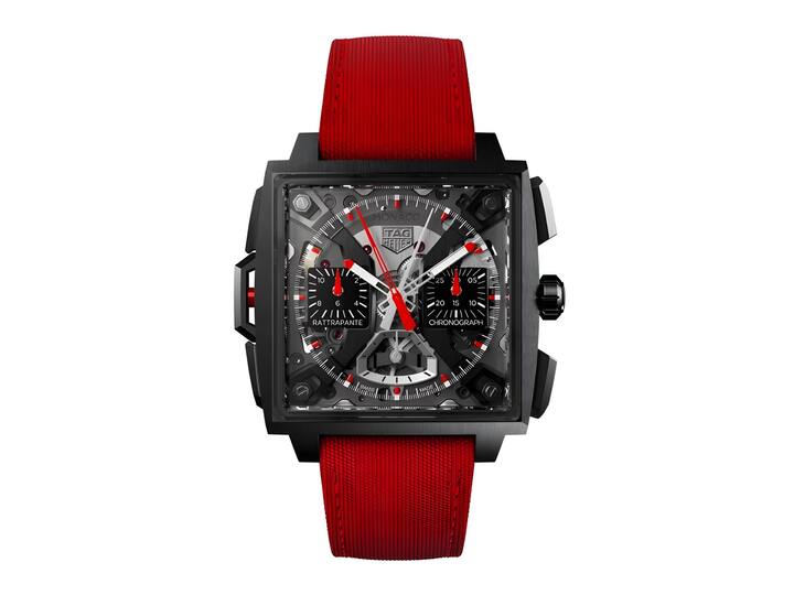 TAG Heuer Monaco Split-Seconds Look, Kaliber, Materialien, Preis – viermal top und schwer zu toppen: In dieser kühnen Neuheit steckt massig TAG-Heuer-Pioniergeist. 135 000 Fr.