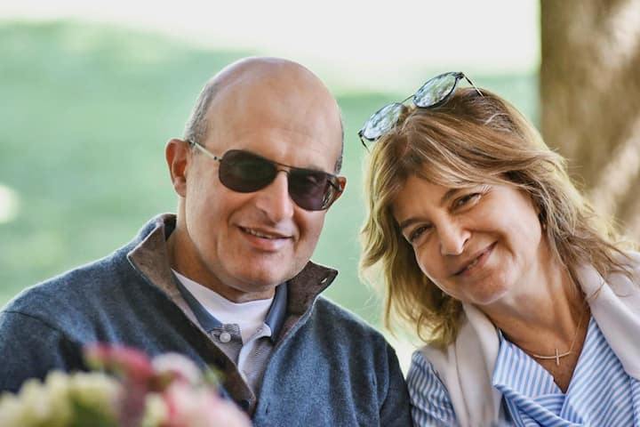 Jugendliebe: Gilbert Ghostine und Roula Moujaes haben sich an der Uni kennengelernt und mit Mitte zwanzig geheiratet.