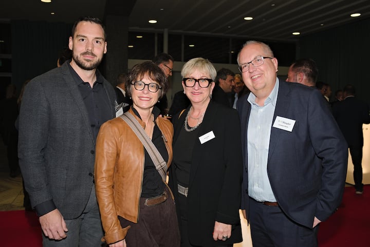 Marco Pfister, Adisfaction-Annex AG; Monika Schreiner, LGT Gruppe Holding AG; Ingrid Ziegler, zPlus; Christian Santa, Ringier Advertising