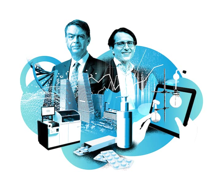 Beschreiten bei Roche unter CEO Thomas ­Schinecker neue Wege: André Hoffmann (l.) und Jörg ­Duschmalé.