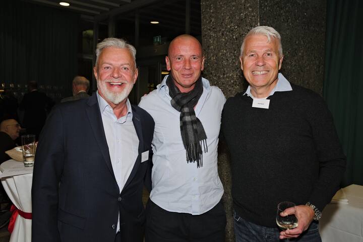 Rolf Ringwald, CAT Aviation AG; Roland Kalmus, RCR JETS AG; Daniel Suter Bilanz Business Talk Dezember 2025