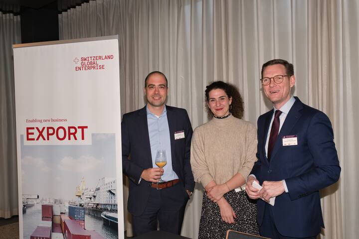 Michael Kühn, Switzerland Global Enterprise;Martina Bietenhader, Switzerland Global Enterprise;Thomas Först, Switzerland Global Enterprise