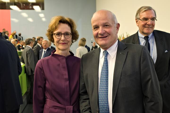 Monika Rühl, Direktorin, economiesuisse;Martin Naville, CEO, Swiss American Chamber of Commerce