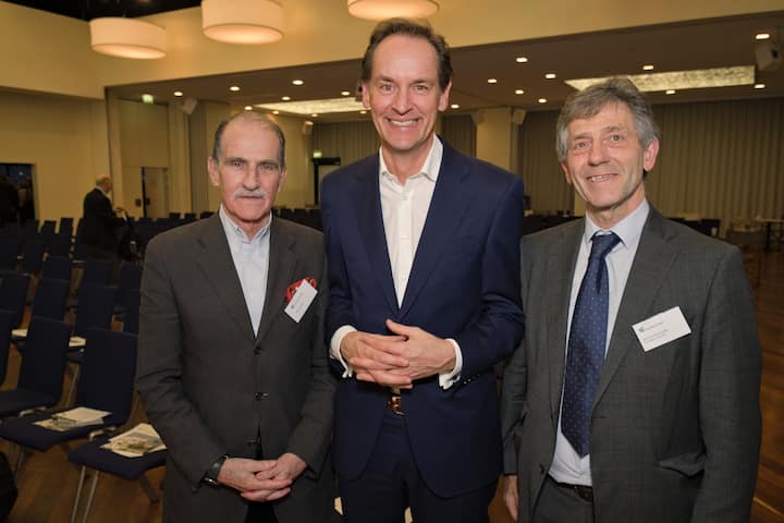 Peter Achten, China-Spezialist;Patrick Warnking, Google Schweiz;Bernhard Ehrenzeller, designierter Rektor HSG ab 2020