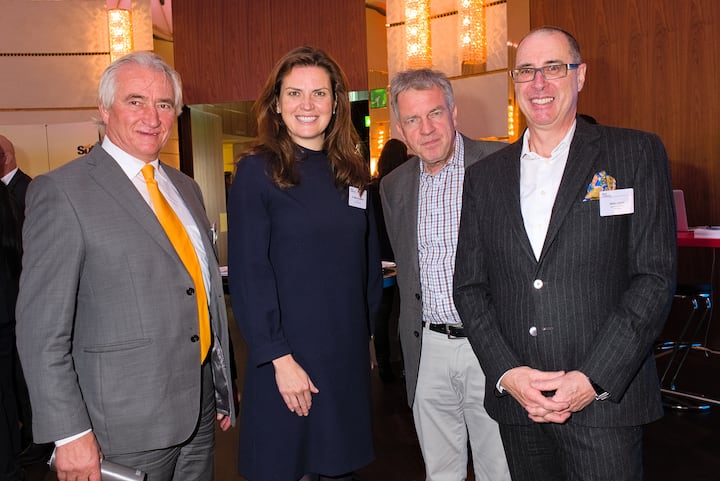 Roland Jost, Wohnrente AG; Milena Danielsen, PWC; Daniel Hauser, Ehry Textilpflege AG; Heinz J. Gooeldi, ggm+partner holding
