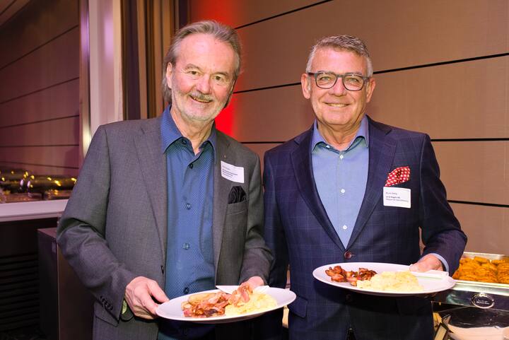 Rolf Gruber, Geschäftsführer, Richards & Gold GmbH, Brand Coaching;Bruno Aellig, Mitglied der Geschäftsführung, Isi & Heggliln AG