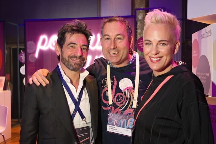 Schoscho Rufener, Co-GrÃ¼nder Digital-Festival;Patrick Comboeuf, Hochschule fÃ¼r Wirtschaft ZÃ¼rich;Nadine Borter, Contexta