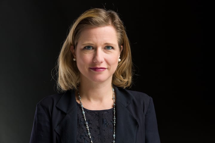 Christa Markwalder, Nationalraetin FDP-BE, portraitiert am 9. Dezember 2019 in Bern. (KEYSTONE/Gaetan Bally)