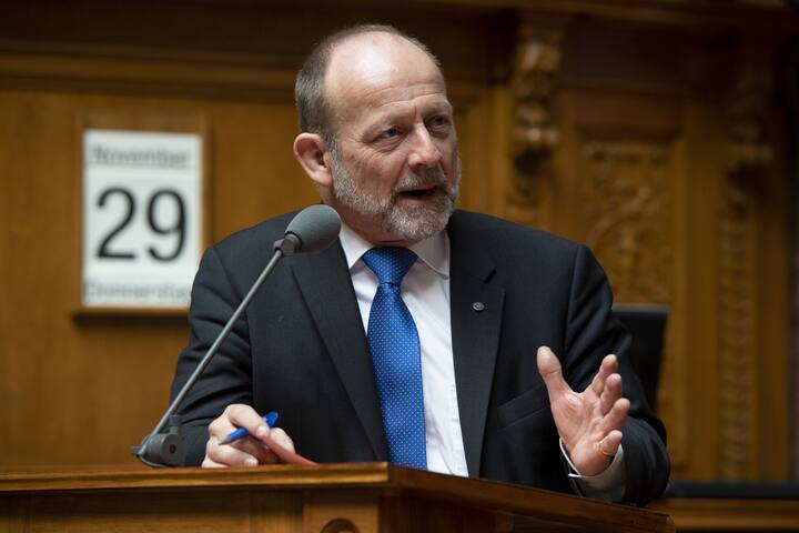Dominique de Buman, CVP-FR, spricht waehrend der Wintersession der Eidgenoessischen Raete, am Donnerstag, 29. November 2018 im Nationalrat in Bern. (KEYSTONE/Anthony Anex)