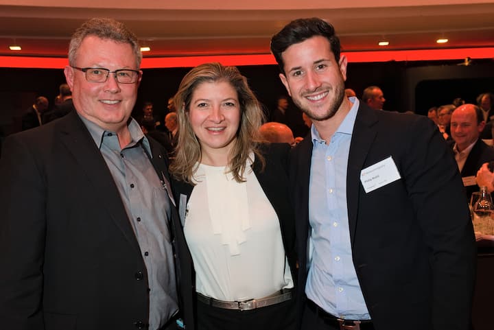 Urs Gasche, VRP, BKW FMB Energie AG;Monica Dell'Anna, Head of Products, NZZ Mediengruppe;Philip Kohli, Stadtratspräsident Bern