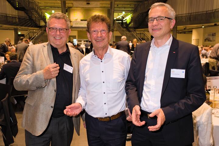 Urs Gasche, VRP, BKW; Siegfried Gerlach, CEO, Siemens ( Schweiz) AG; Robert Itschner, CEO, ABB (Schweiz) AG