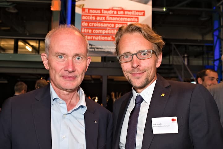 Urs Müller, Präsident, Verband Schweizerischer Kantonalbanke;Urs Janett, kantonale Verwaltung Uri