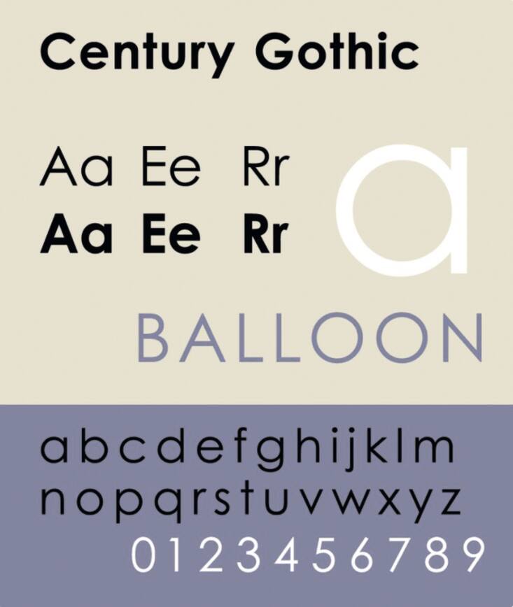 Century Gothic