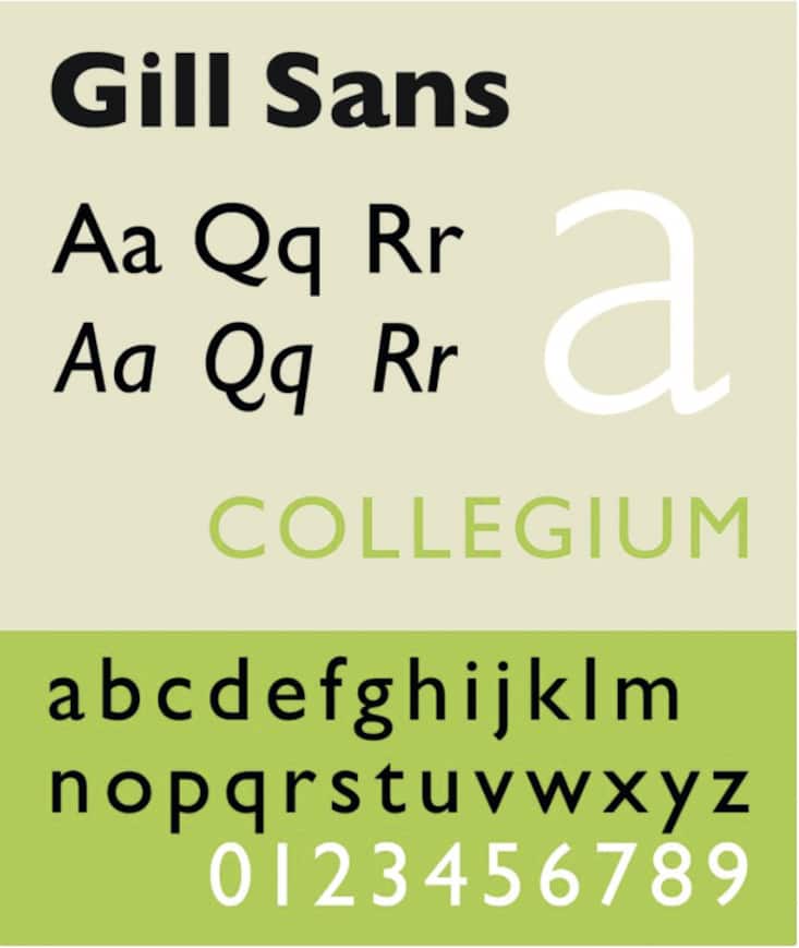 Gill Sans