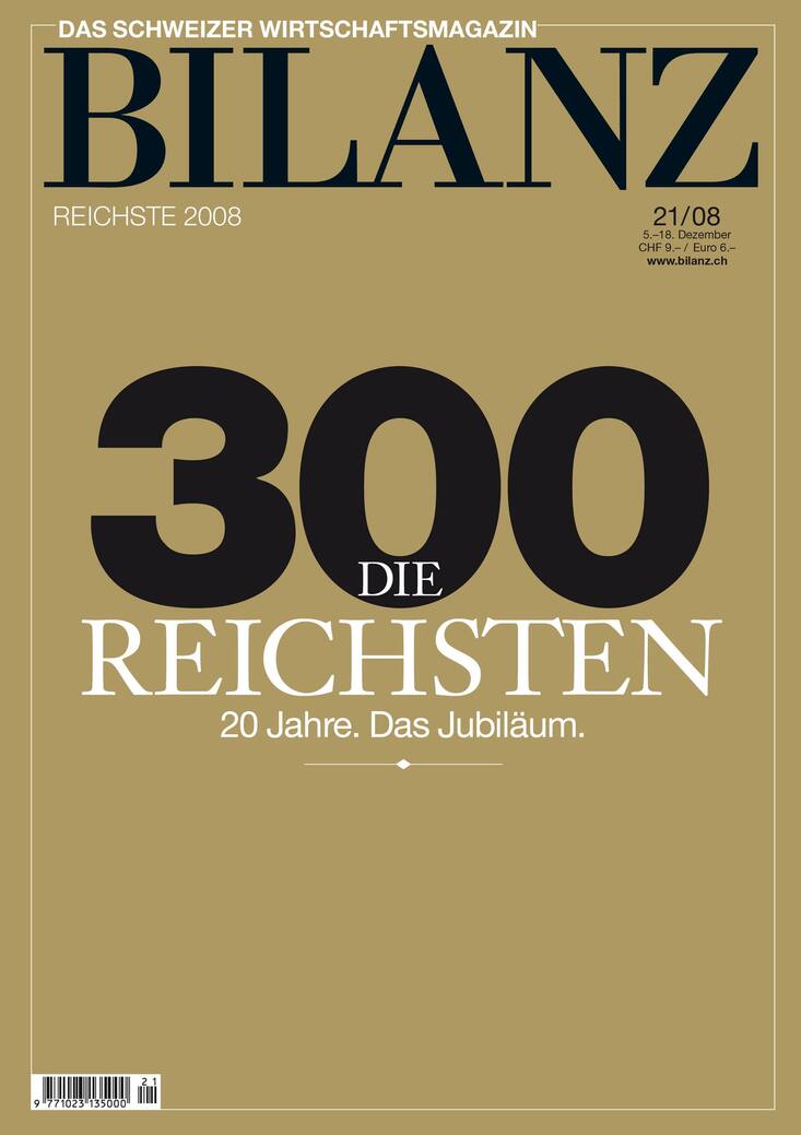 BILANZ 300 Reichste 2008
