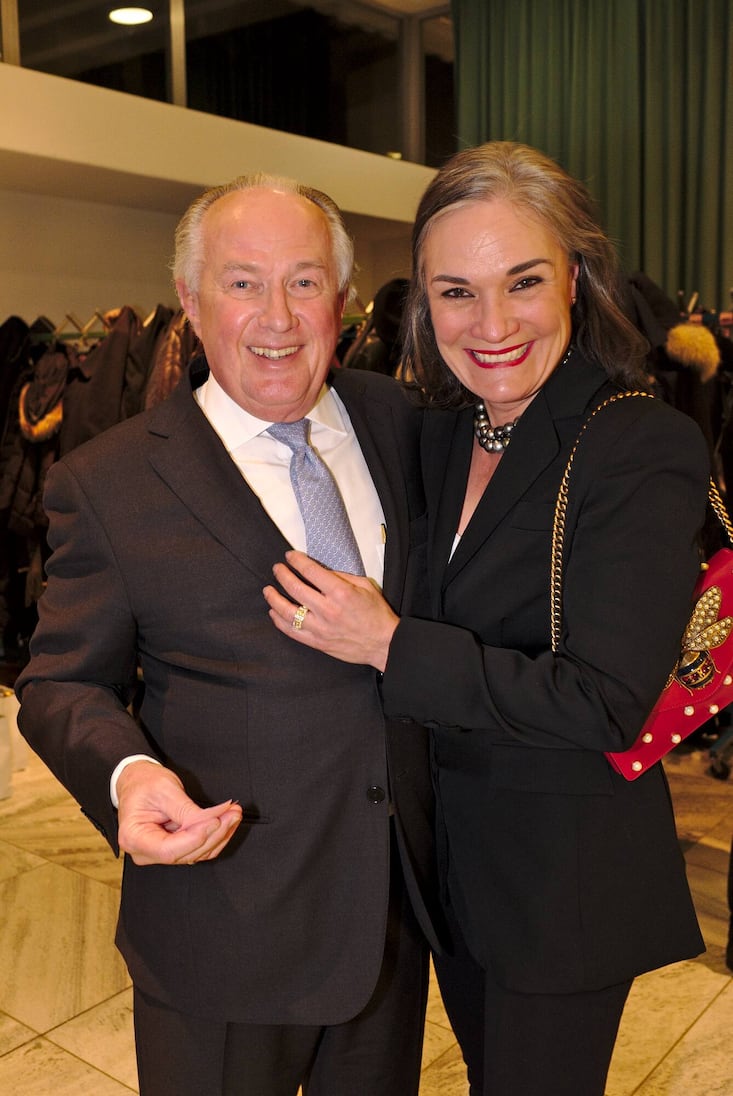 Ex-Roche-Chef Franz Humer mit seiner Ehefrau Majo Fruithof-Humer.