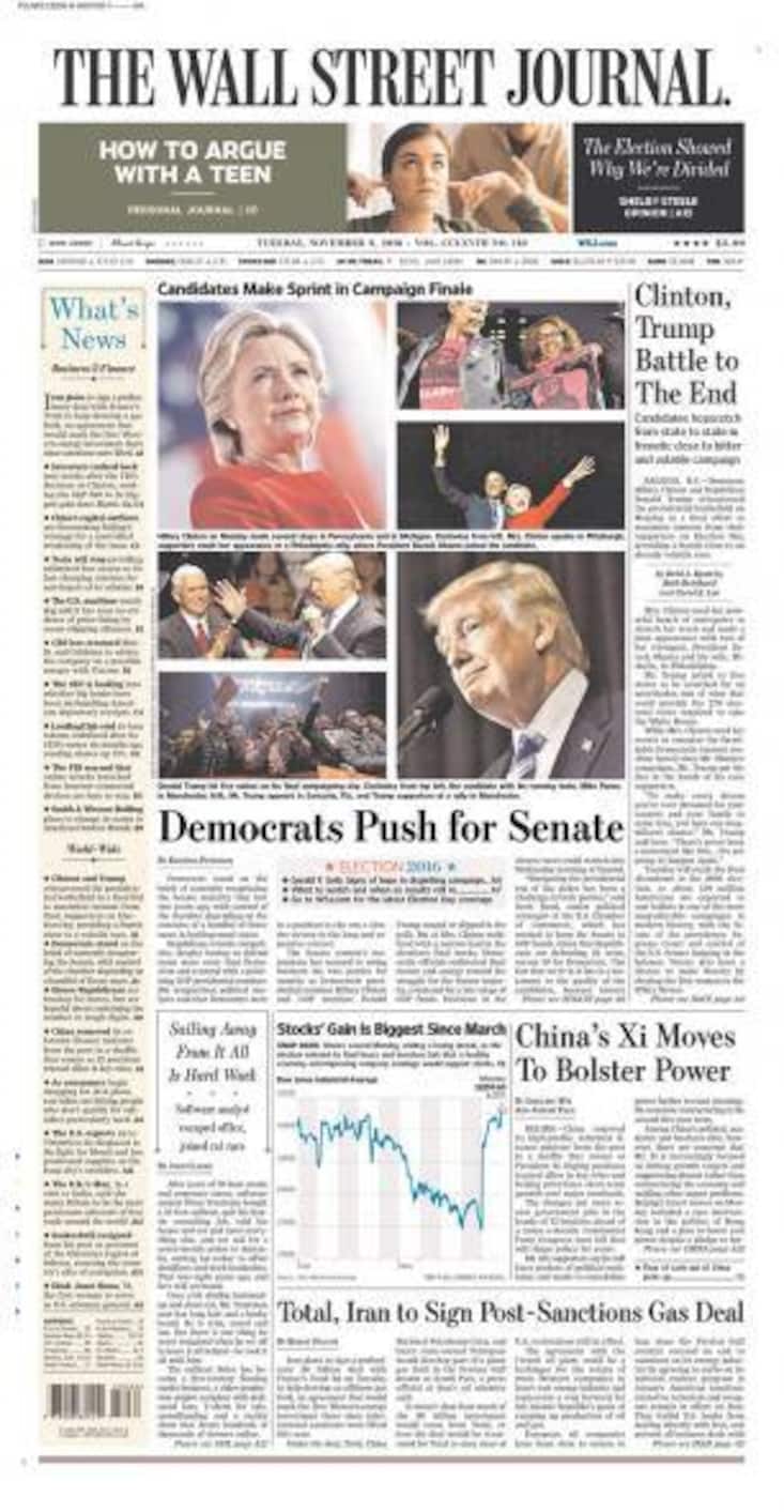 The Wall Street Journal: «Demokraten haben den Senat im Visier»