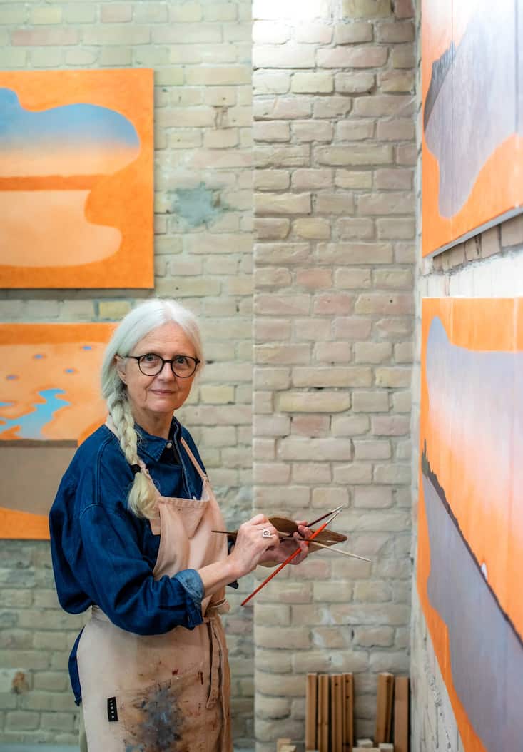 Caroline Bachmann: Anklänge von Hodler mit Sinn fürs Metaphysische. Platz 20 «Beste Präsentationen».