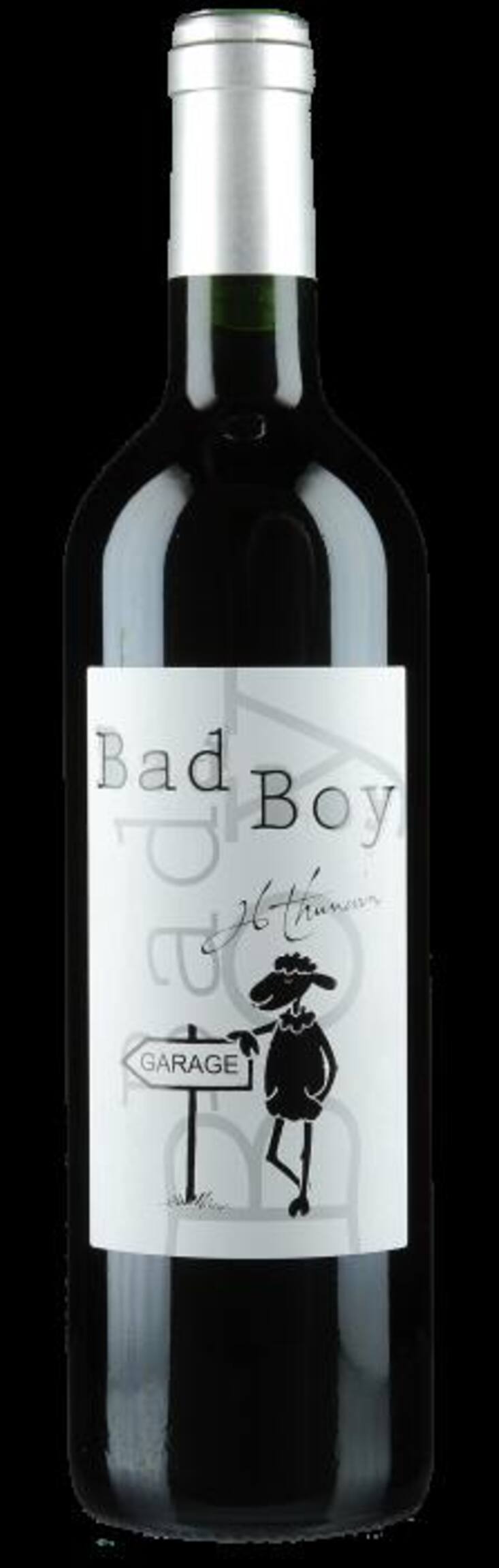Flasche von Bad Boy Wein