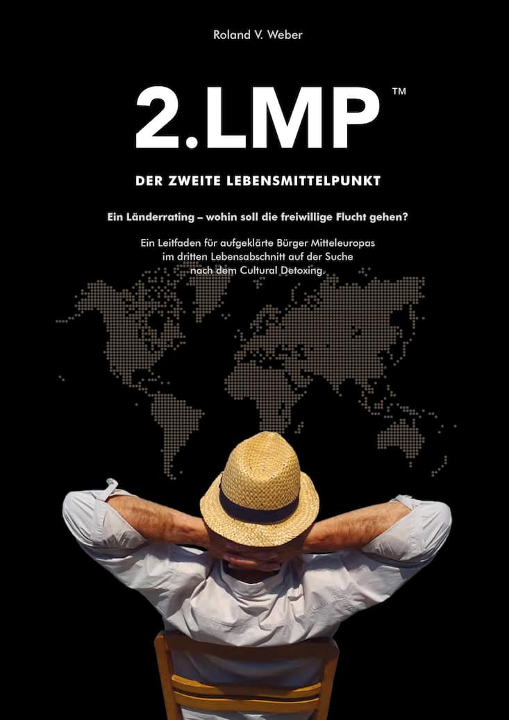 Hilfe für diezweite hälftedes lebens«2. LMP. Der zweite Lebens­mittelpunkt», ­Roland Weber, 440 Seiten, viele Charts und Ranglisten, 79.90 Fr. Im Buchhandel oder bestellbar bei www.2lmp.ch