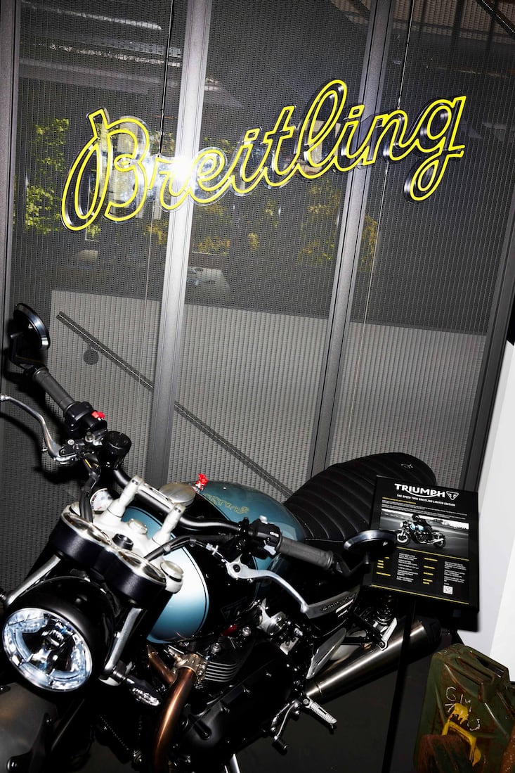 Die Marke soll überall «Modern ­Retro» ausstrahlen – auch in den ­Büros: Modell des Partners Triumph in Zürich.