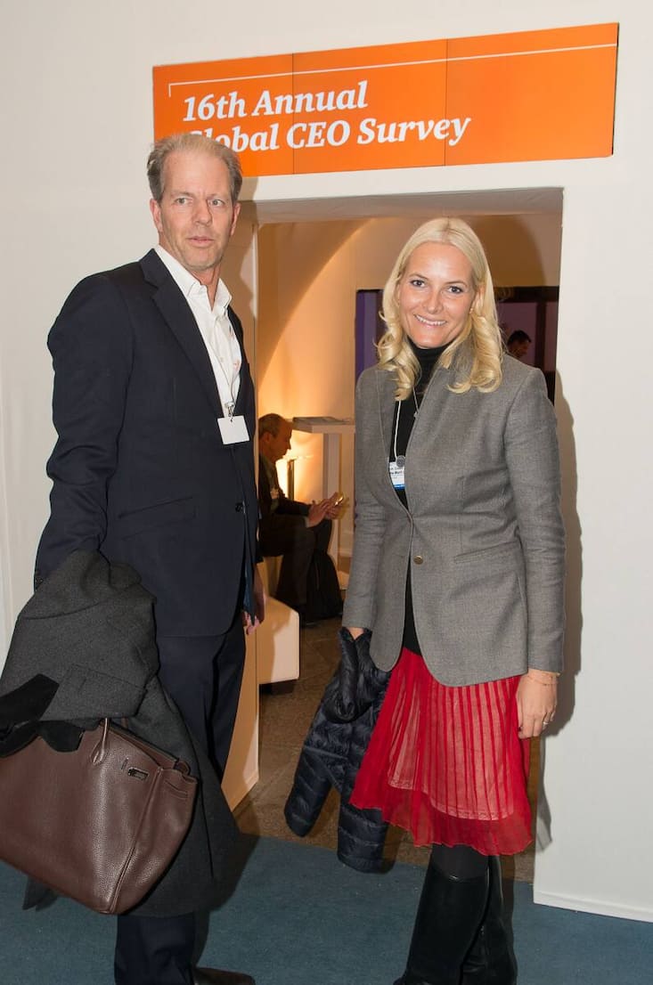 Henrik Naujoks, Partner Bain & Company; Prinzession Mette-Marit von Norwegen