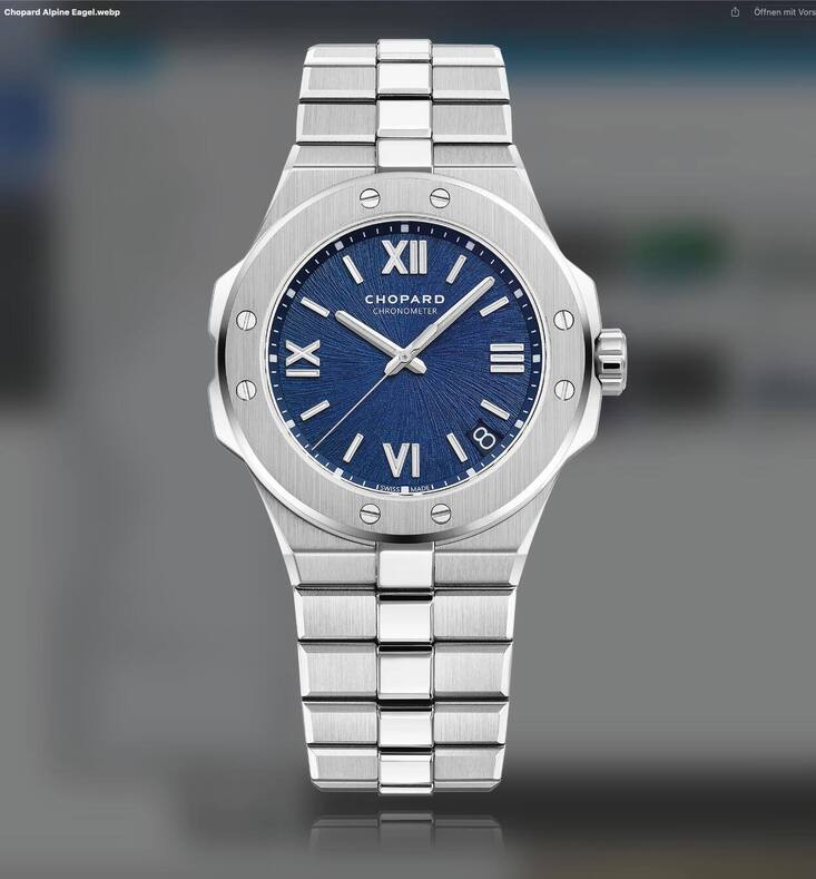 Der Adler unter den Stahluhren: Die Alpine Eagle von Chopard für 13'800 Franken.