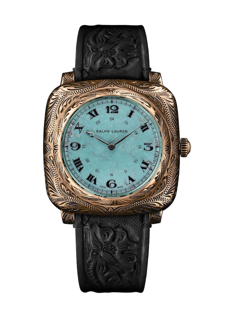<p>Rose Gold Turquoise Dial WB</p>