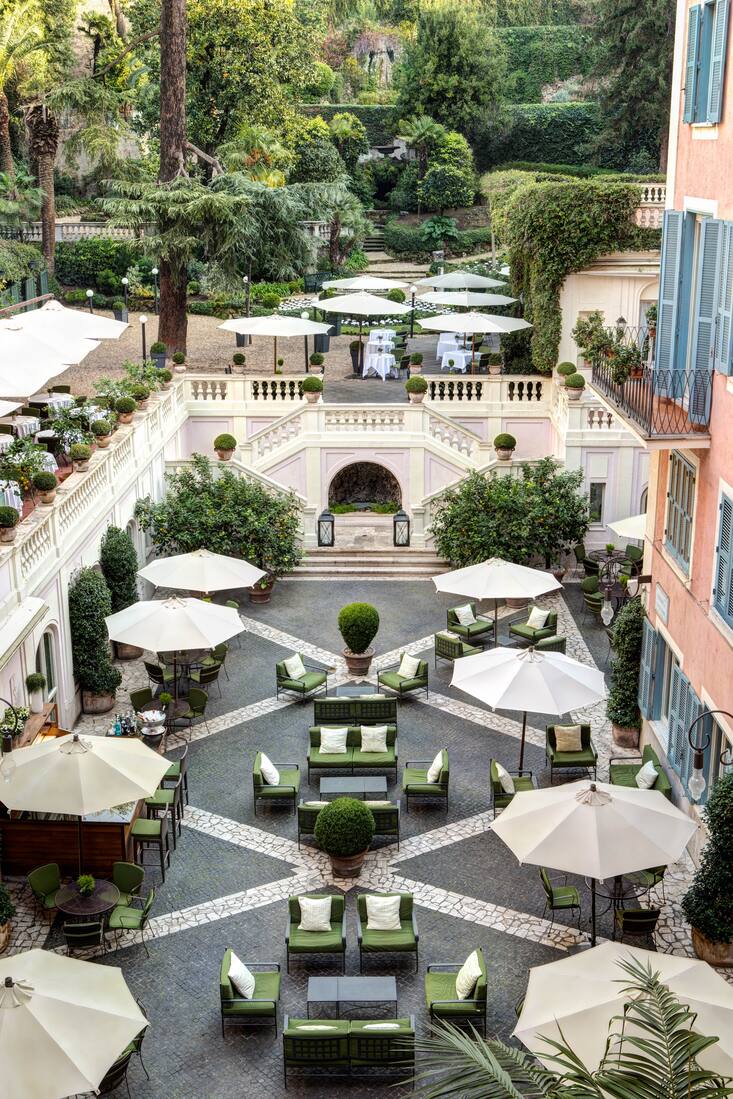 Hotel de Russie, Rom