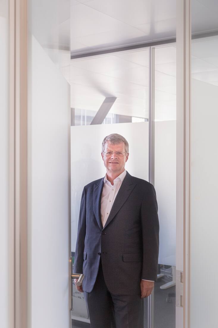HZ Gespräch mit Peter WuffliDirector at Sygnum, fotografiert am 16.9.2019 in Zürich