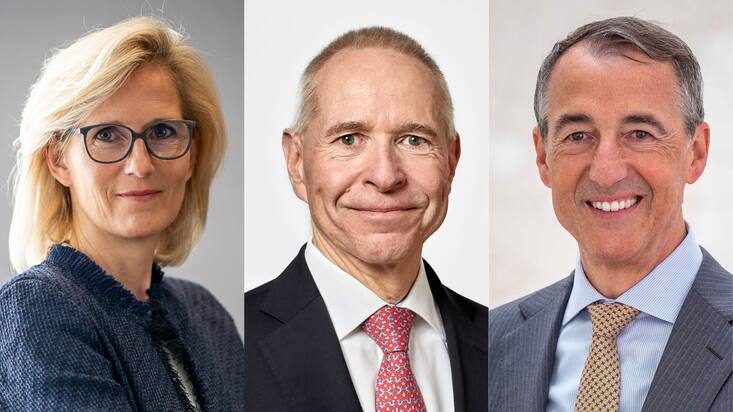 Sabine Keller-Busse, Stephanio Isele, Guido Führer (v.l.).
