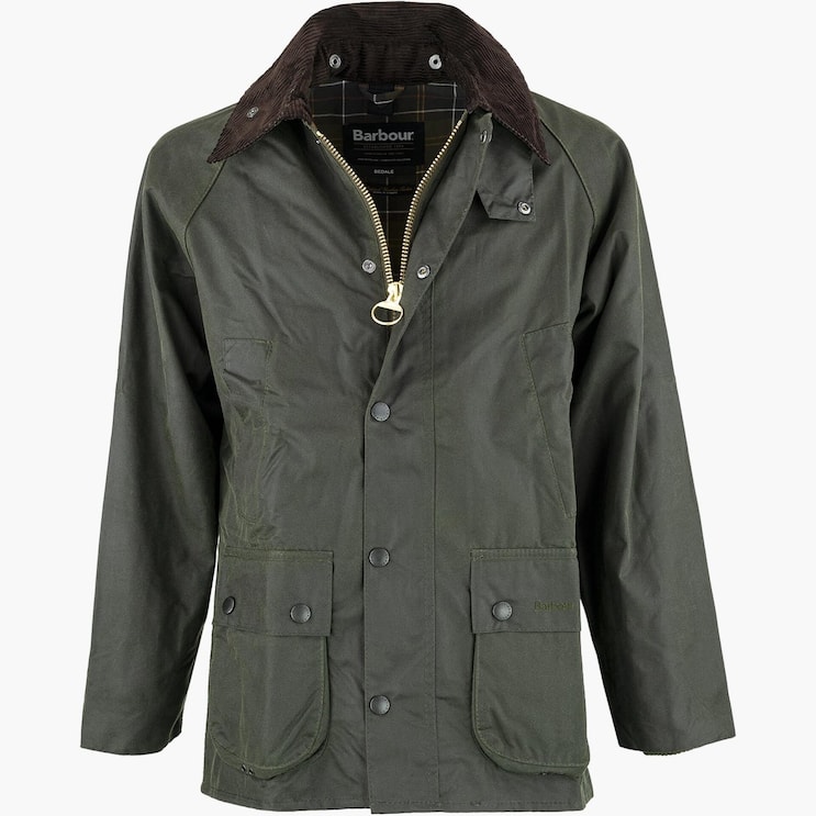 <p>Wachsjacke Bedale von Barbour, ca. 280 Fr.</p>