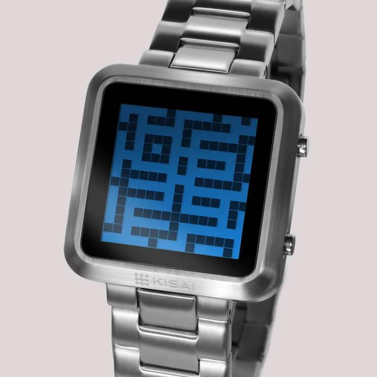 Tokyoflash Maze: Um die Zeit zu erkennen, muss man den Weg aus dem Labyrinth finden.