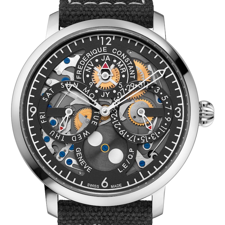 Frédérique Constant Slimline Perpetual Calendar Manufacture Designed by Peter Speake