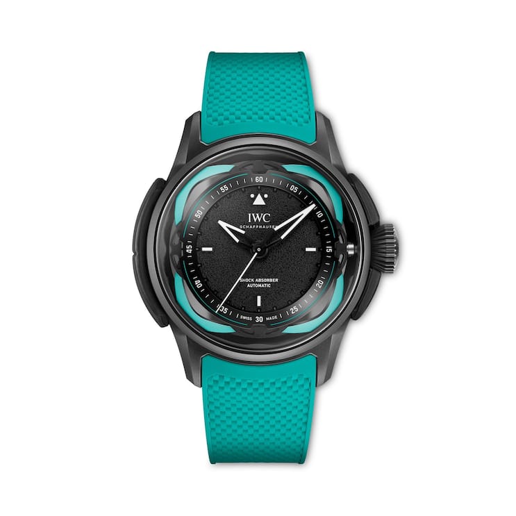 Toto Wolff Wearing the Big Pilotâs Watch Shock Absorber XPL Toto Wolff x Mercedes-AMG PETRONAS Formula One⢠Team (Ref. IW356201)