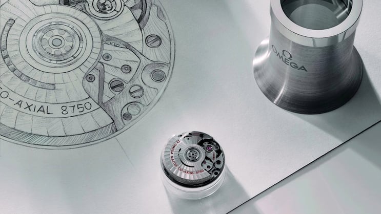 Für die Aqua Terra 30 mm ­entwickelte Omega zwei neue Automatikwerke – mit zwanzig Millimetern Durchmesser.