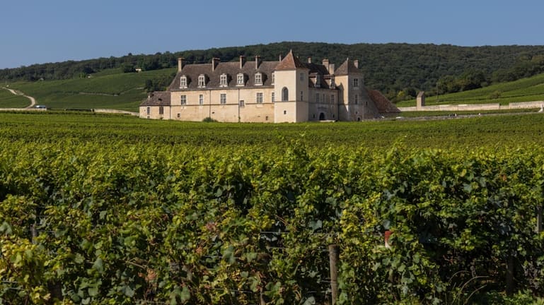 Das Château Clos Vougeot ist nur einer von vielen Anziehungspunkten rund um Beaune.