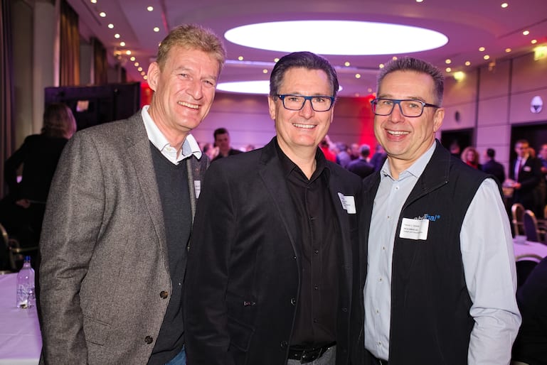 Wolfgang Klein, CEO, Klein Computer System AG;Conradin Cathomen, Partner MAS Management Assets Services AG (und Ex-Skirennfahrer);Marcel J. Strebel, Inhaber, ANTA SWISS AG