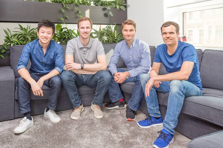Tao Tao, Martin Sieber, Johannes Reck, Tobias Rein (v.l.)