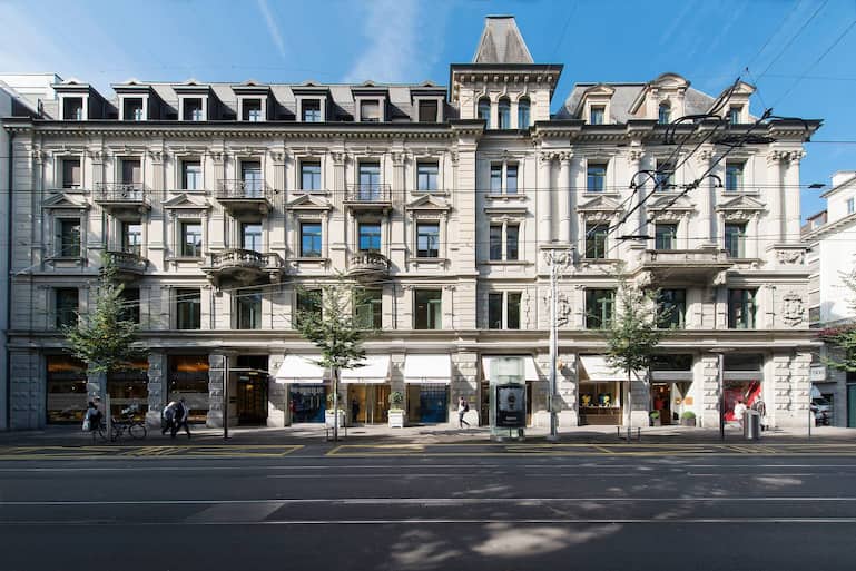 Eidgenoss-Gebäude an der Bahnhofstrasse in Zürich