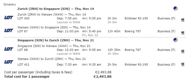 Flugticket