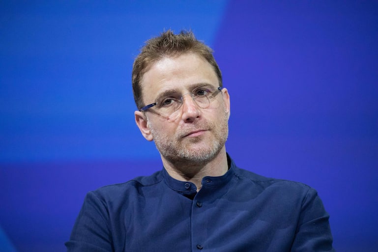 PARIS, FRANCE - MAY 24:  Stewart Butterfield, Co-founder and CEO Slack, attends the Viva Tech start-up and technology gathering at Parc des Expositions Porte de Versailles on May 24, 2018 in Paris, France. The VivaTech exhibition in Paris brings together nearly 1800 start ups alongside the largest international groups.  (Photo by Christophe Morin/IP3/Getty Images)