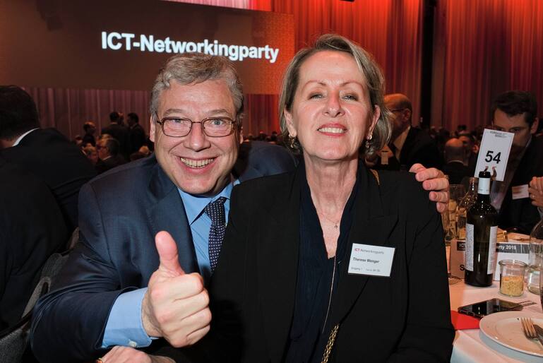 Filippo Lombardi, Ständerat;Therese Wenger, Sunrise Communications AG