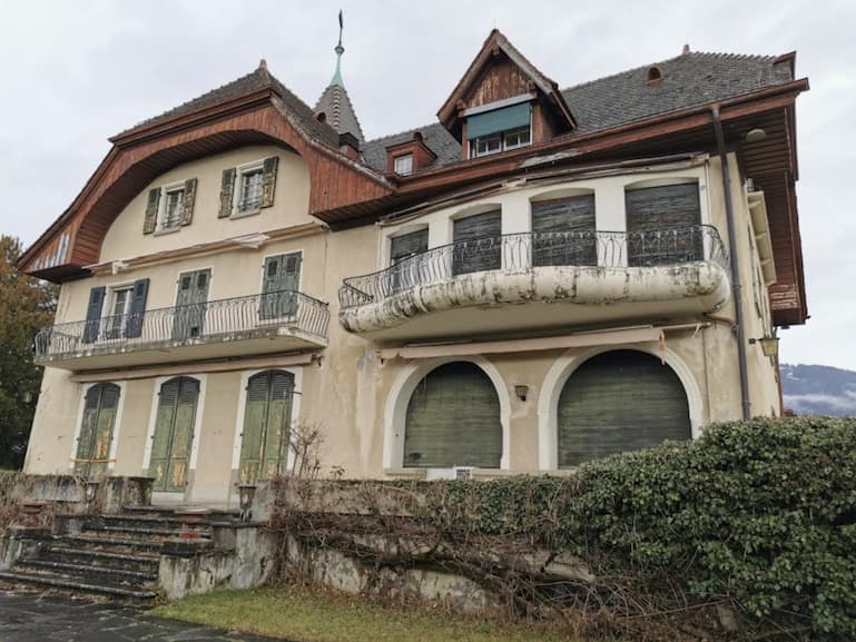 Die Villa L'Empereur in ihrem heutigen Zustand.