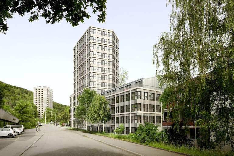 Kleine Wohnungen sind profitabler für die Besitzer. Im Hochhaus Sphinx steht aber noch ein Fünftel der Wohnungen leer.