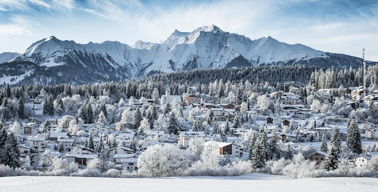 Panoramaweg in Flims.