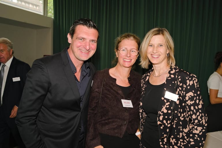 Dirk Ruschmann, Dynamics Group AG; Anne-Barbara Luft, Bilanz; Tanja Hollenstein, Riverside AG.